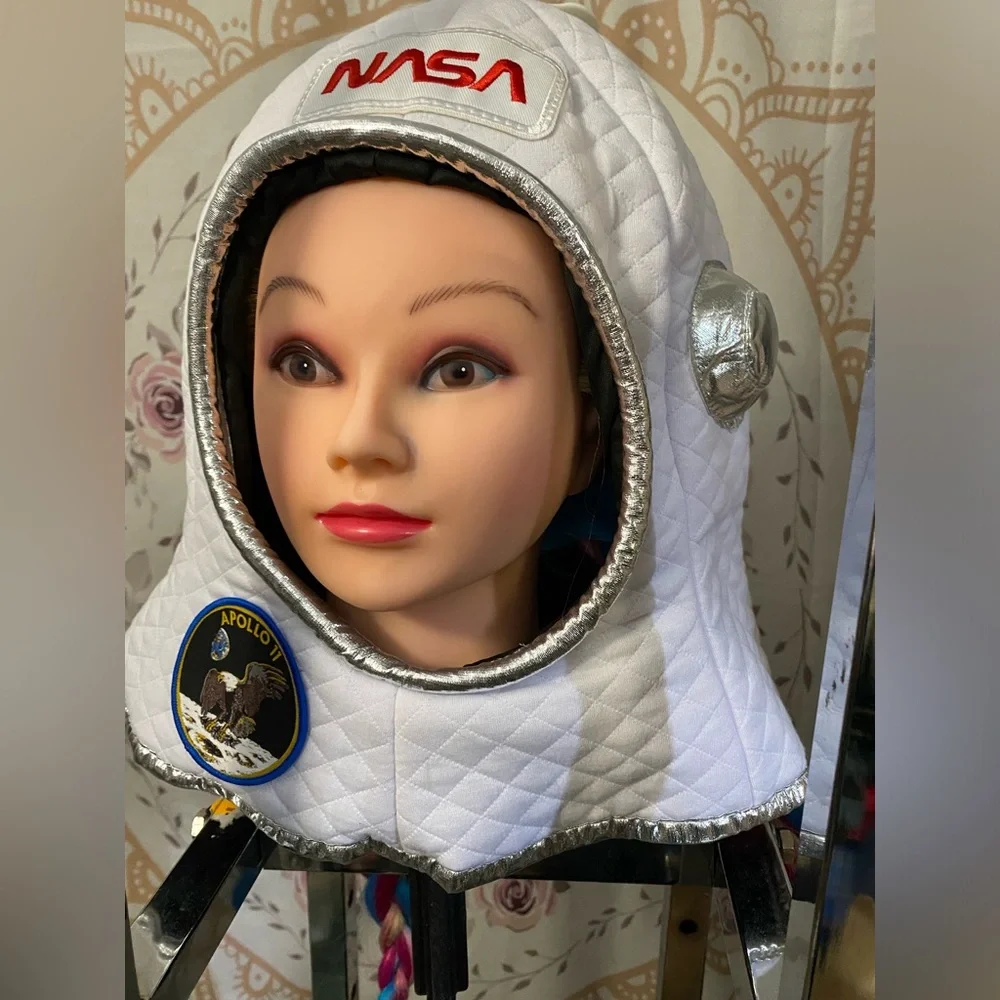 NWT Vintage Elope child’s costume play astronaut fabric helmet